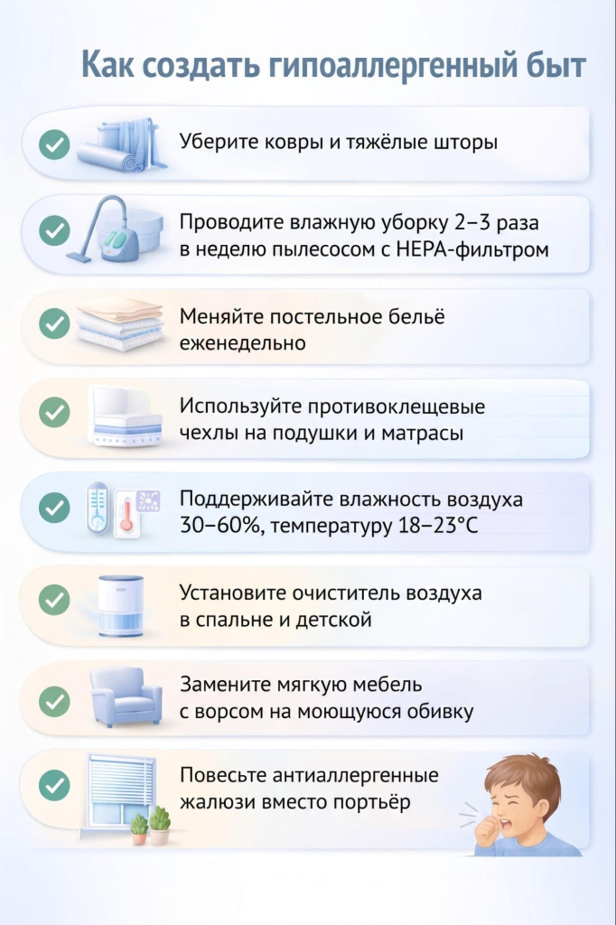 Элиминация аллергенов